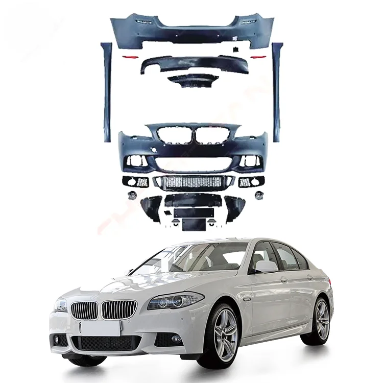 Upgrade to PRE MT-Style body kit For  5 series F10 Body kit 11-13y with Front bumper Rear bumper side skirts