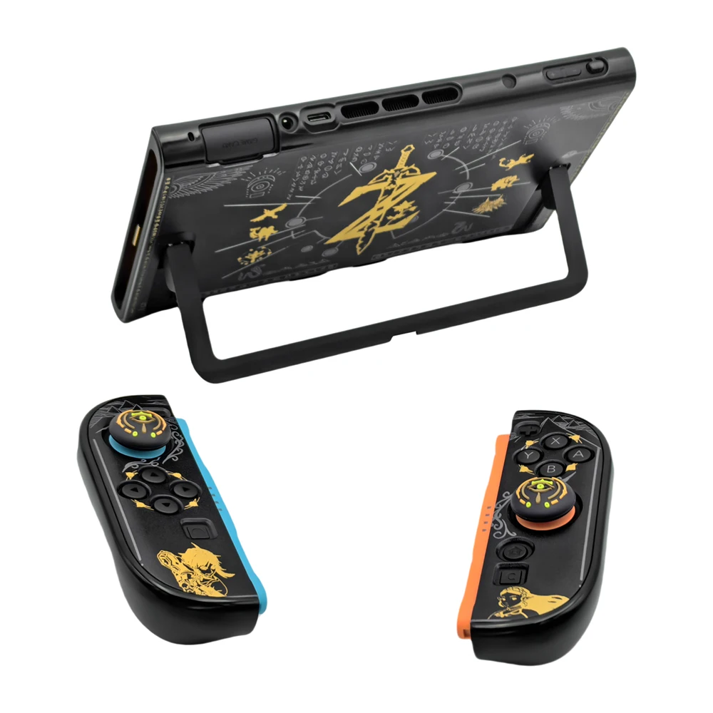 任天堂スイッチ 2 ケースカバーシェルドッカブル保護ゲームゼルダハード PC ブラックスイッチ 2 アクセサリーコントローラ JoyCon