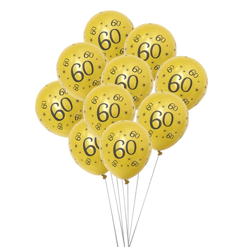 1 Packung Happy 18., 30., 40., 50., 60. Geburtstag Party Latexballons für Männer, Frauen, Erwachsene, Geburtstagsparty Zubehör, Dekorationen, Partyartikel – Detail 8
