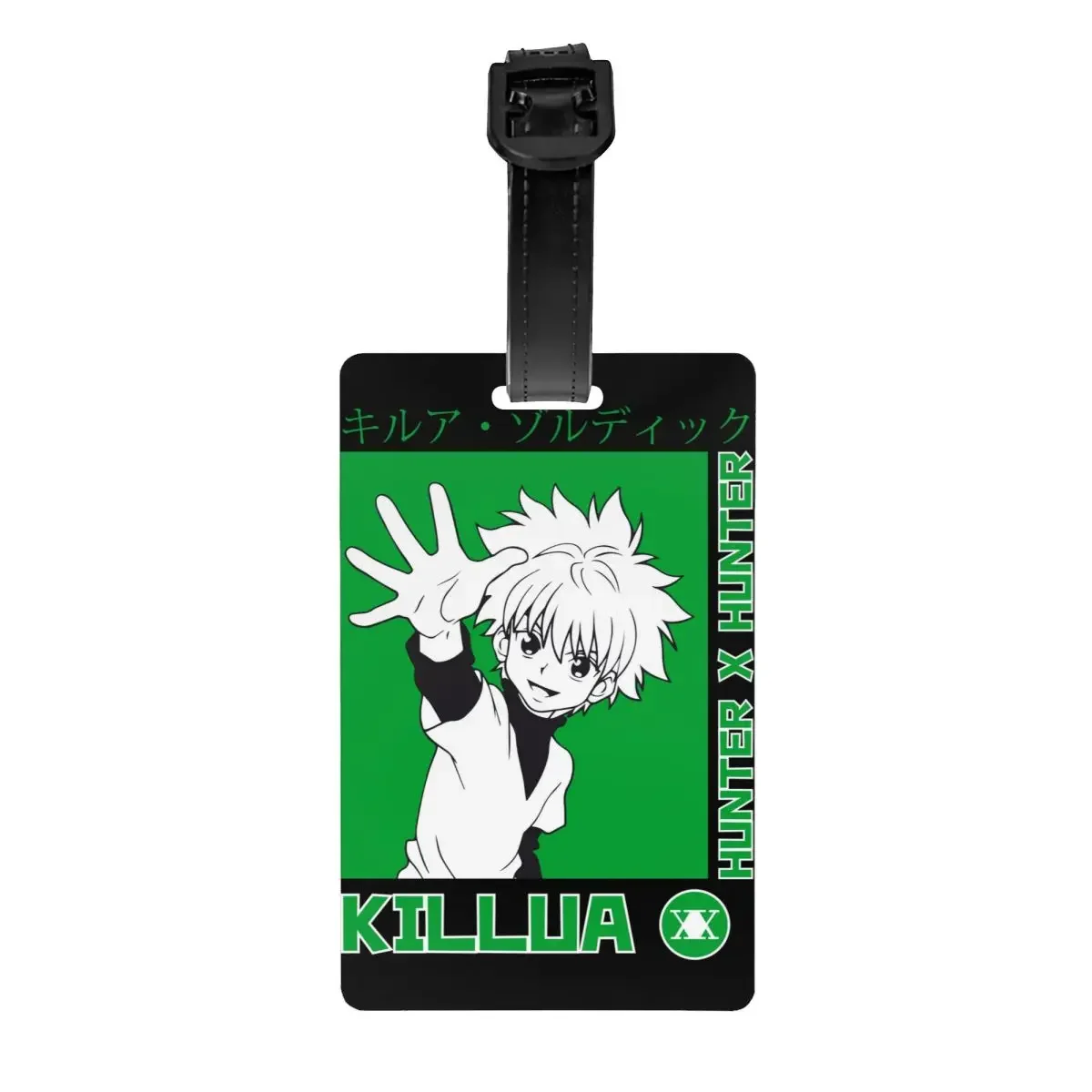 

Hunter X Hunter Luggage Tag for Suitcases Hxh Killua zoldyck Privacy Cover Name ID Card