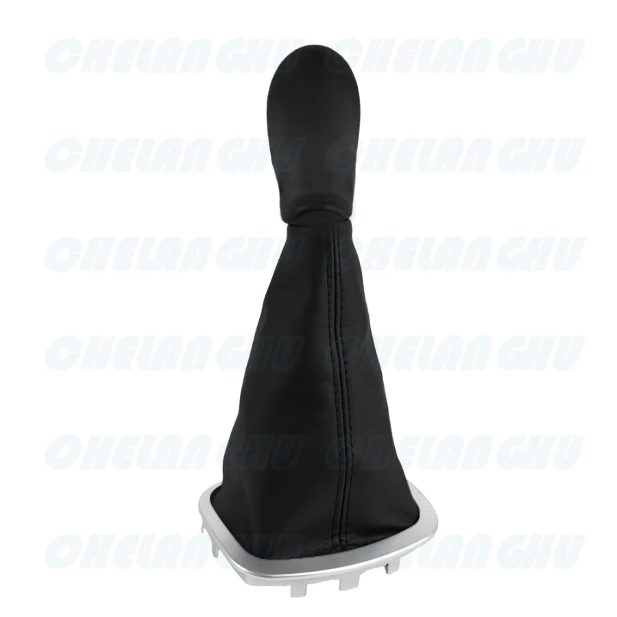 Picture 6: For Renault Clio III 2005 2006 2007 2008 2009 2010 2011 2012 Car-styling 5 Speed Gear Shift Knob With Pu Boot Car accessories