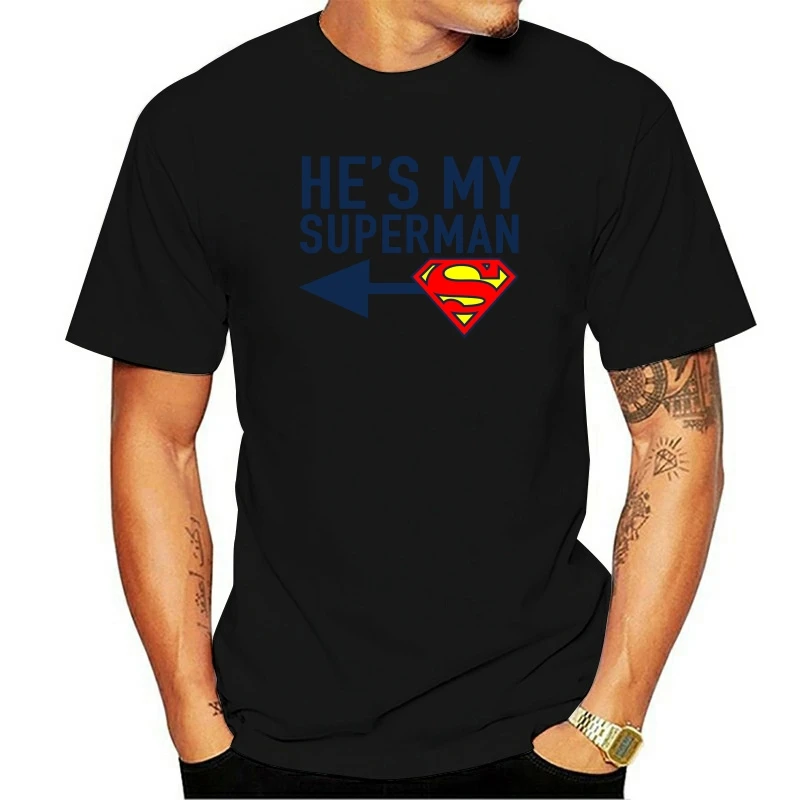 

He's My Man Shes My Woman Graphic T shirts Couple Valentines Gift Wifey Hubby Cotton Short Sleeve T-shirt Men Casual Tops Tee