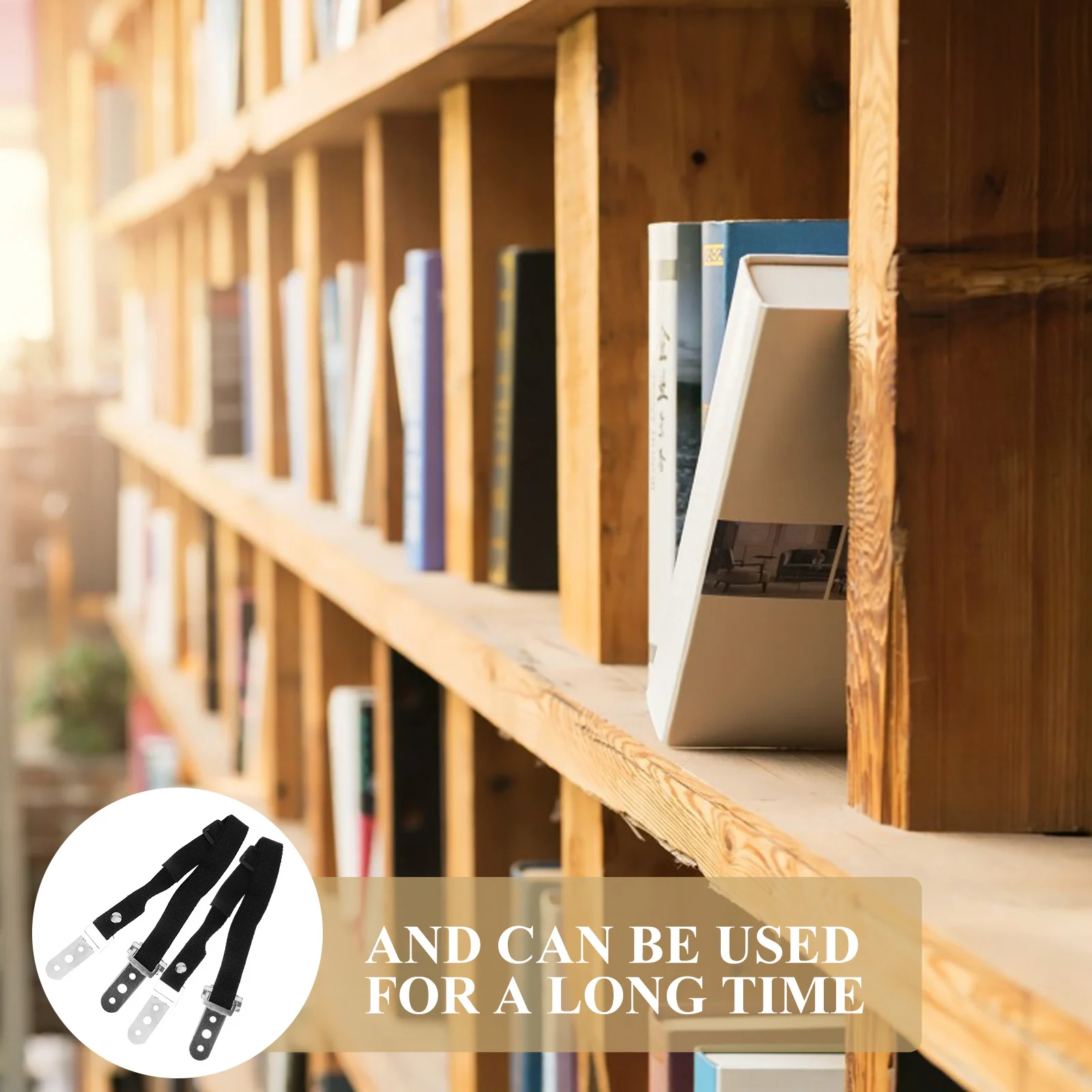 

2 шт., комплект для мебели с защитой от опрокидывания, прочные нейлоновые ремни из цинкового сплава для шкафов, книжных полок, защита от детей, безопасный комплект для защиты детей