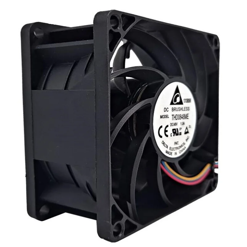 Venta al por mayor: ventilador de refrigeración delta original, 8CM, DC48V, THD0848ME 8038, 4 cables de alto volumen