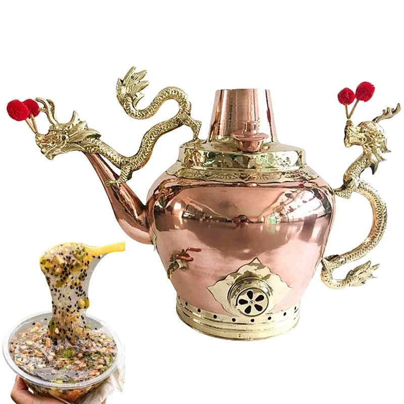 

Lotus Seed Porridge Faucet Potboiling Kettle - Popular Street Snack Machine in China for Business