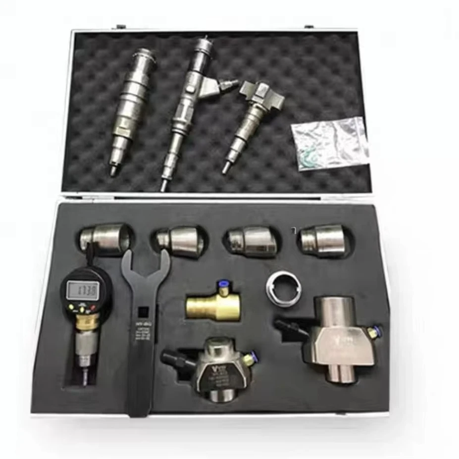 Common rail injector disassembly measurement verification tool