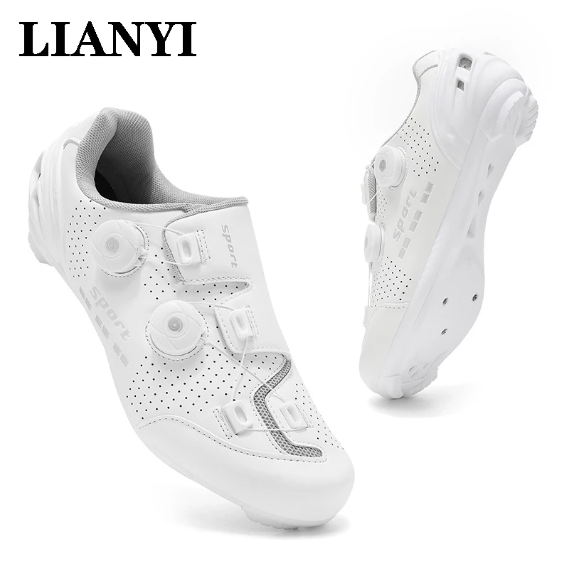 

LIANYI/Новая велосипедная обувь SPD, спортивная велосипедная мужская обувь для горного велосипеда, дорожная нескользящая гоночная обувь на плоской подошве, обувь для горного велосипеда по бездорожью