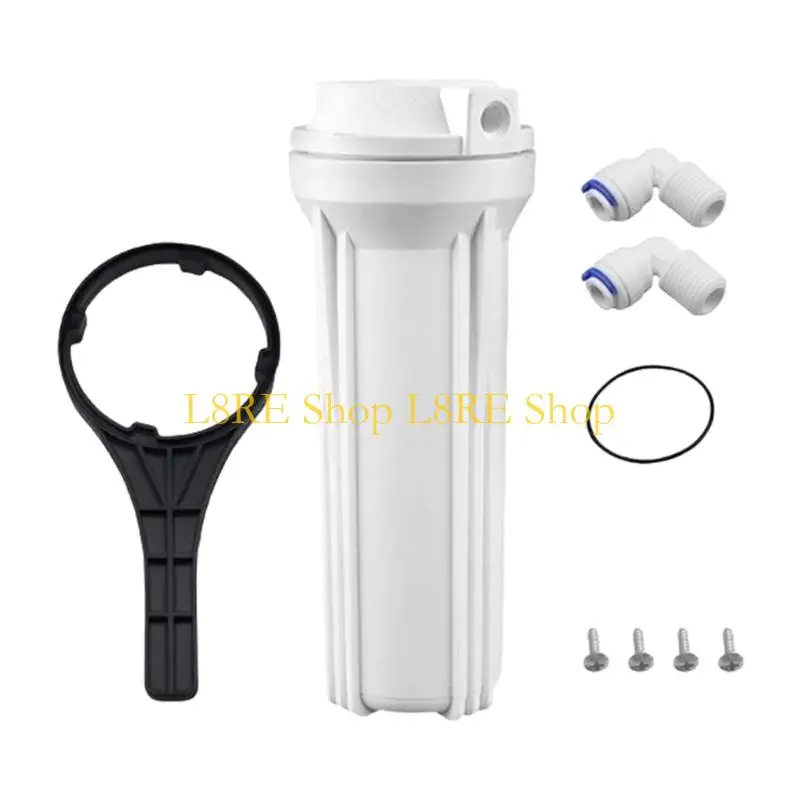 L8RE 10inch مرشح التناضح العكسي الإسكان المناسب لأنظمة تنقية مياه المطبخ ومرافق الشرب العامة