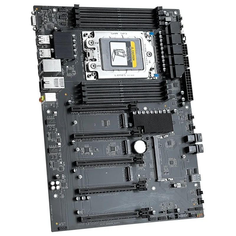 اللوحة الأم JGINYUE EPYC H13 AMD مع وحدة BMC تدعم AMD EPYC 7002/7003 Series CPU 8 * DDR4 2TB ذاكرة IPMI DUAL 2.5G Network #3