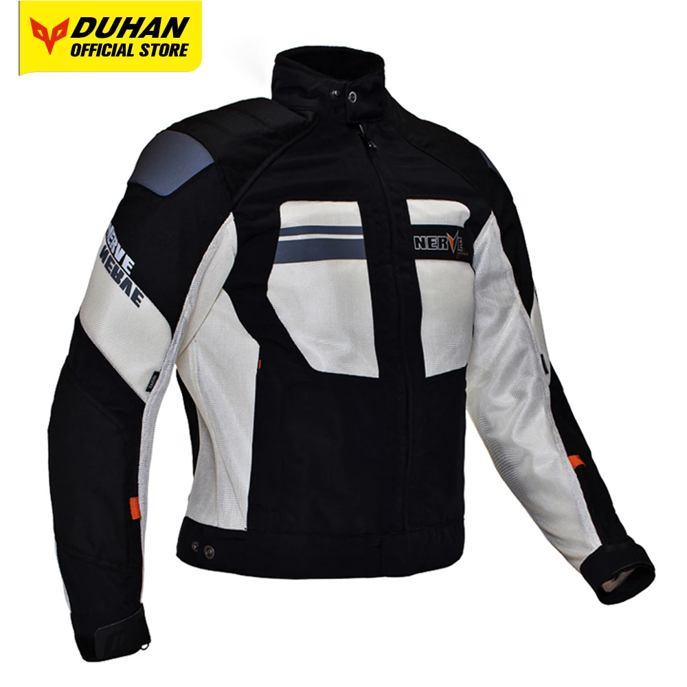 Motorcycle Jacket Man Summer Breathable Mesh Cycling Clothes Wear Resistant Motorcycle Jacket Equipped Anti Drop