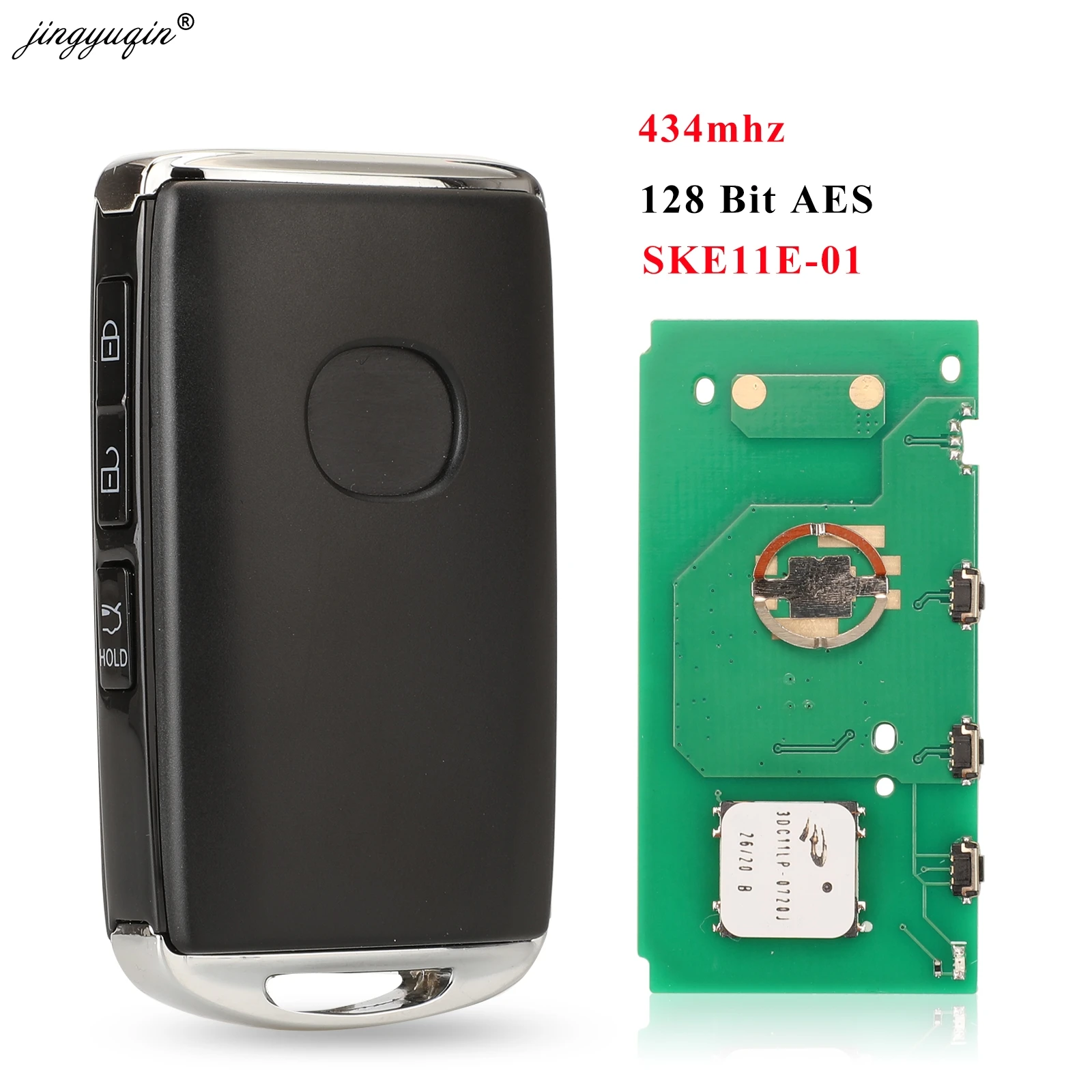 

jingyuqin SKE11E-01 /BCYB-67-5DYA 433MHz Proximity Keyless Entry Go Smart Remote Car Key For Mazda 3 Mazda3 Axela 2019 2020 2021