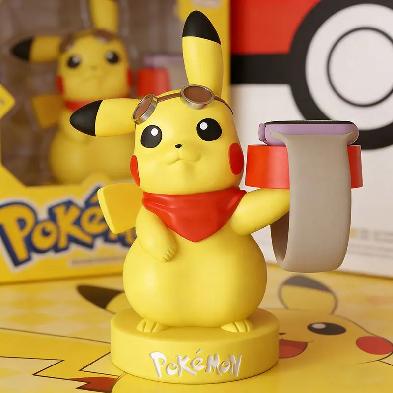 support-de-charge-mignon-pikachu-pokemon-pour-apple-watch-s10-adorable-ornement-de-bureau-decoration-pratique-pour-la-maison-et-le-bureau