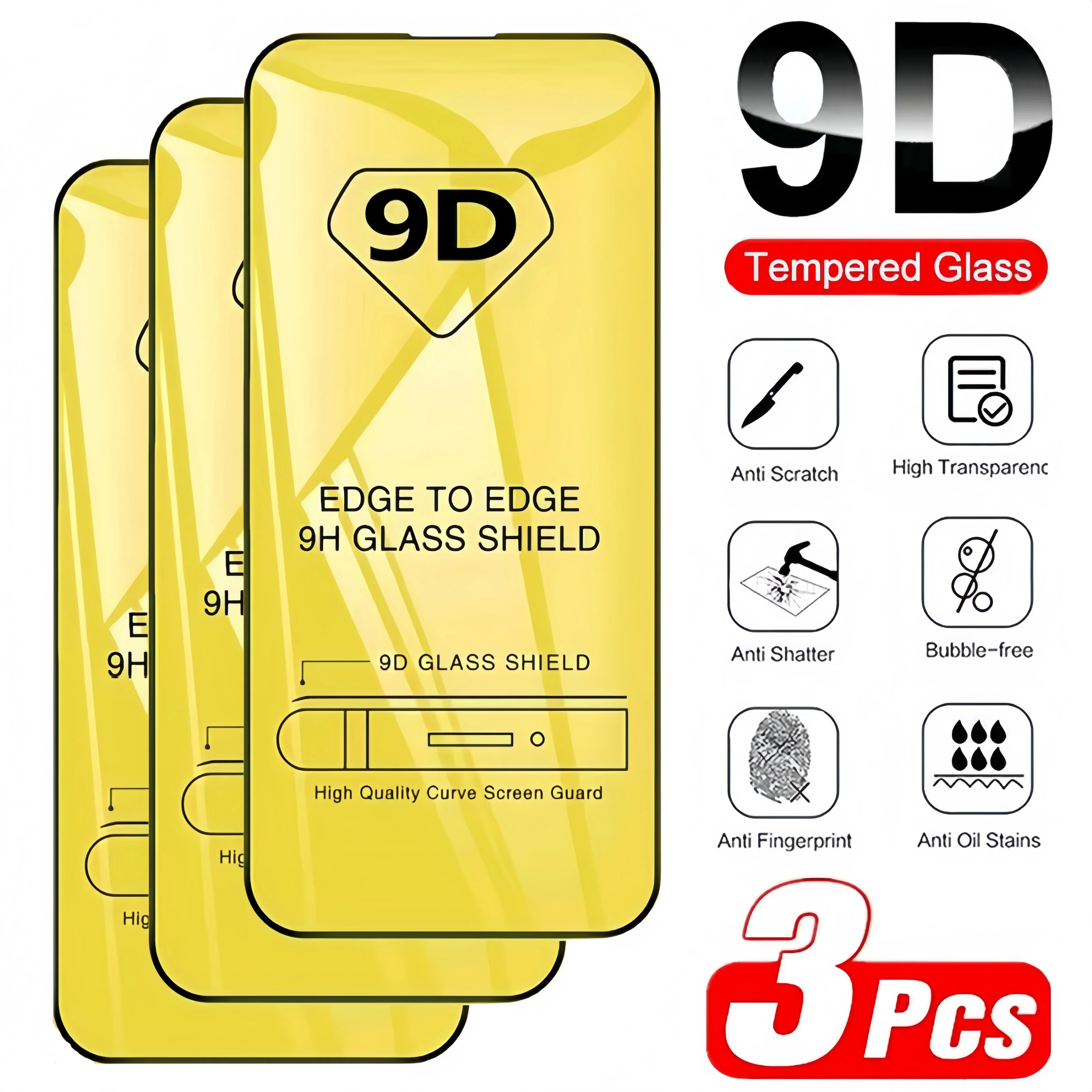 3PCS 9D Screen Prot…