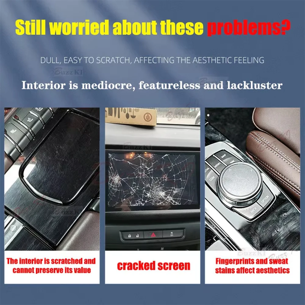 For Mitsubishi Eclipse Cross 2018-2019 Navigation Screen Gearbox Automotive Interior TPU Protective Film Anti-Scratch Sticker