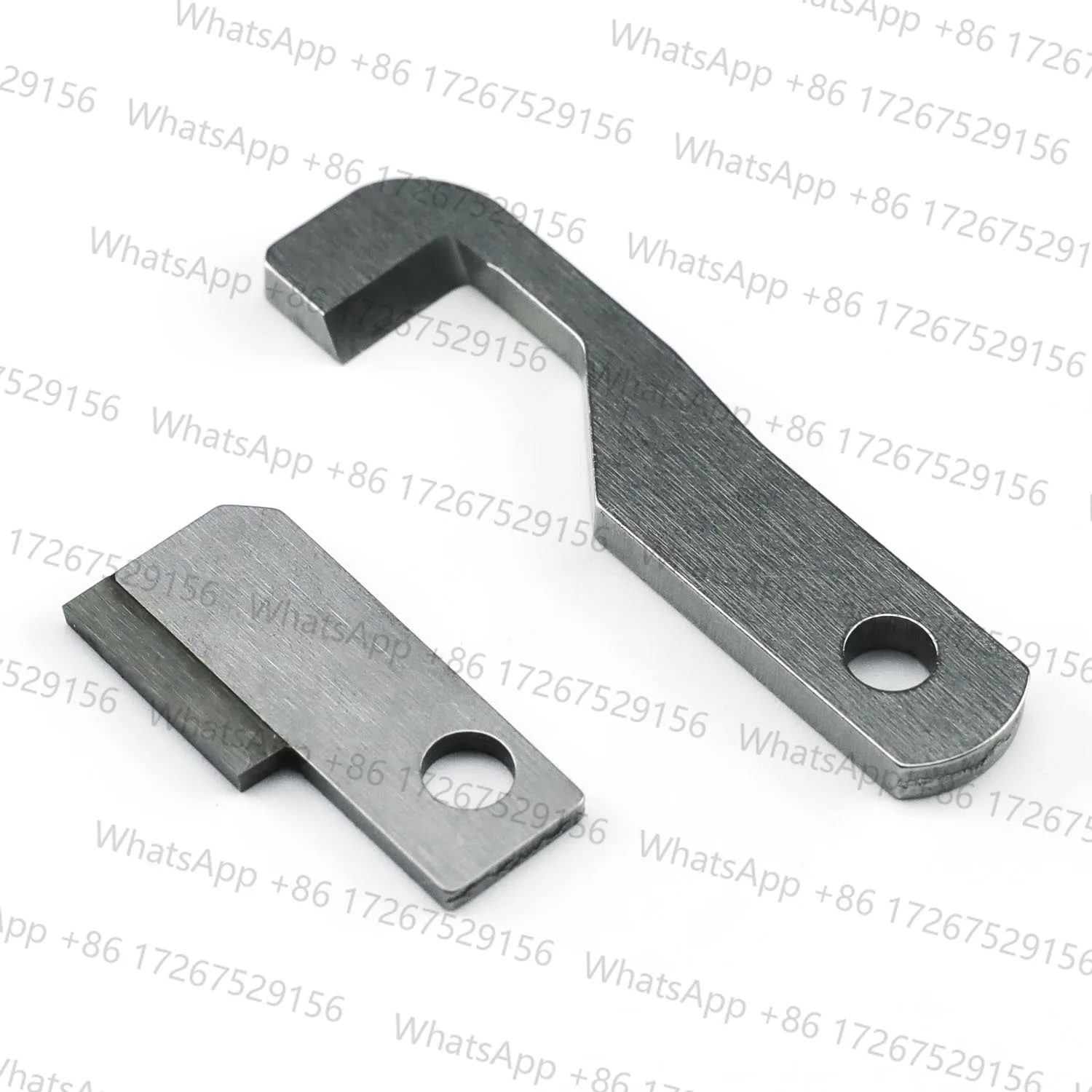 411000034 + 411000035 Upper and Lower Knife For Viking 905, 910, 936 Domestic Overlock Sewing Machines (1 Set)