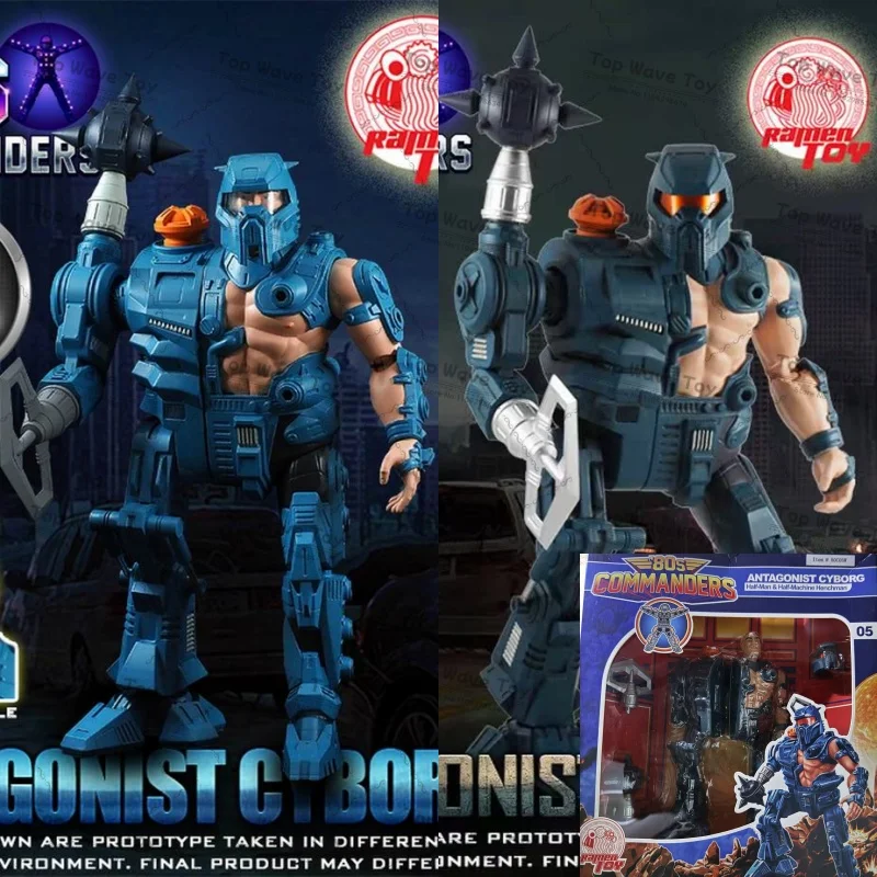 الأسهم الجديدة رامين لعبة 80C05C 1/12 مقياس 80s قائد الملاعب سايبورغ الذكور المحارب مجموعة كاملة 6 بوصة عمل الشكل دمية الجسم لعبة