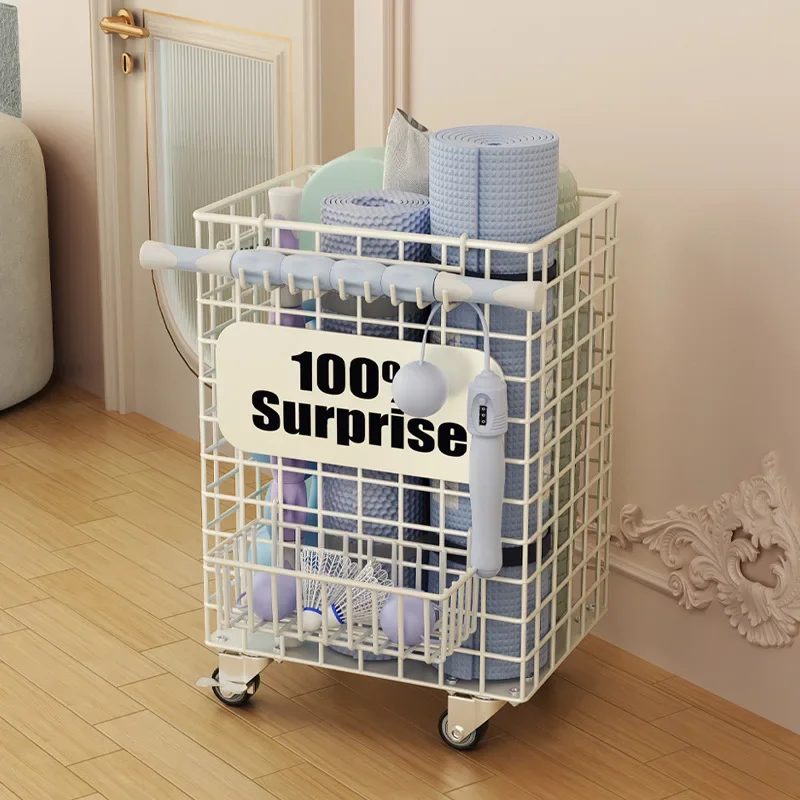 Yoga Mat Storage Basket Fitness Equipment Storage Basket Household Foam Shaft Rack Barrel Frame