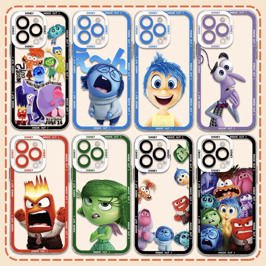 Inside Out 2 New Disneys cute Clear Case For Samsung A73 A72 A71 A55 A52 A51 A50 A35 A33 A32 A31 A30 A24 A23 A22 A13 A12 A05 5G