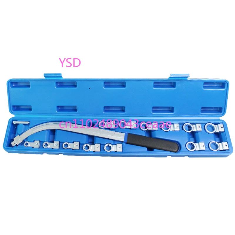 

15-Piece Car Engine Belt Adjustable Wrench Set (Special Tool for Pulley Disassembly/Assembly & Idler Tensioning)