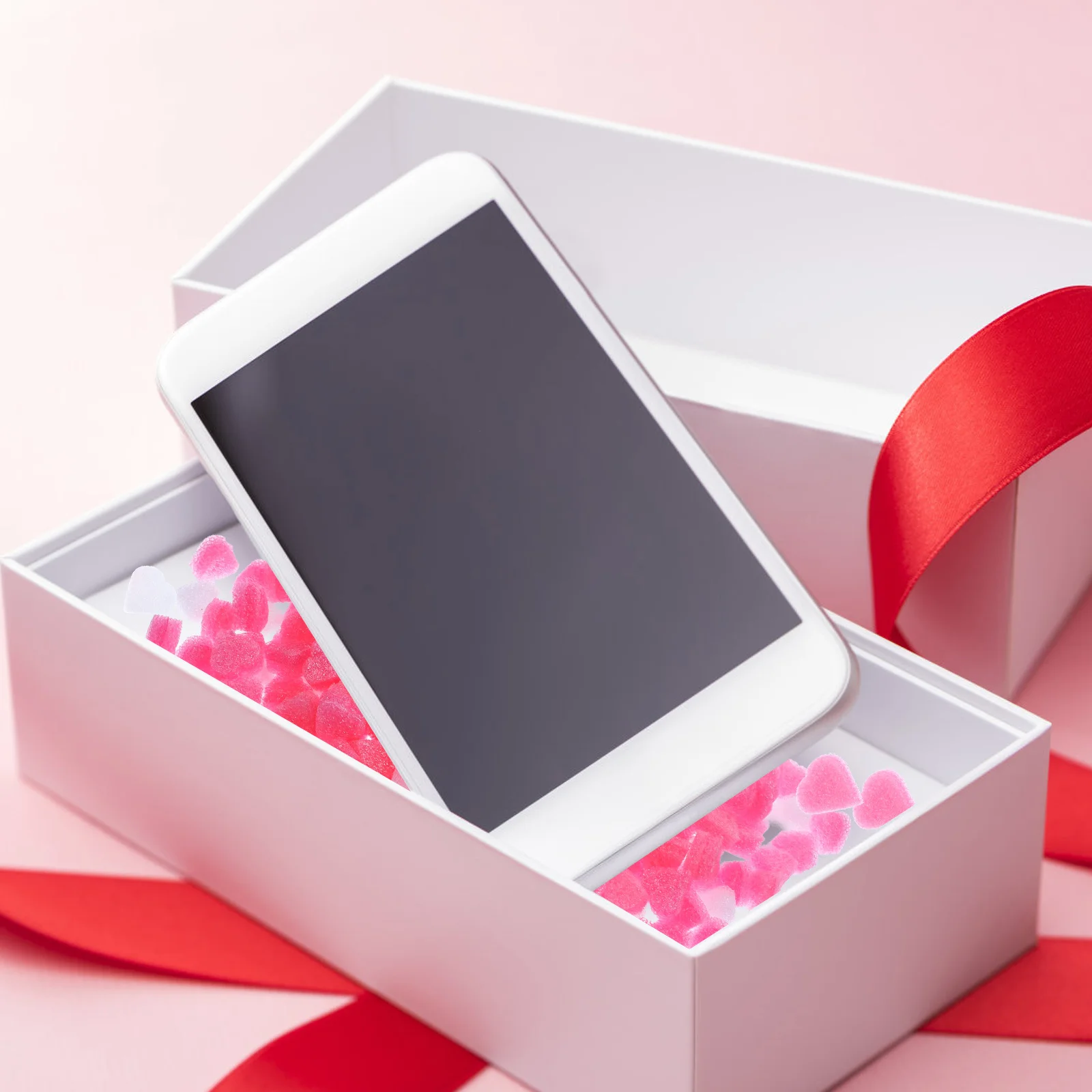 Pianki w kształcie serca, wypełniacz do pudełek na prezenty, bezpieczne, lekkie, do rękodzieła, na wesele, bankiet, do pudełek na słodycze, dekoracja stołu, wypełniacz do pudełek na prezenty.