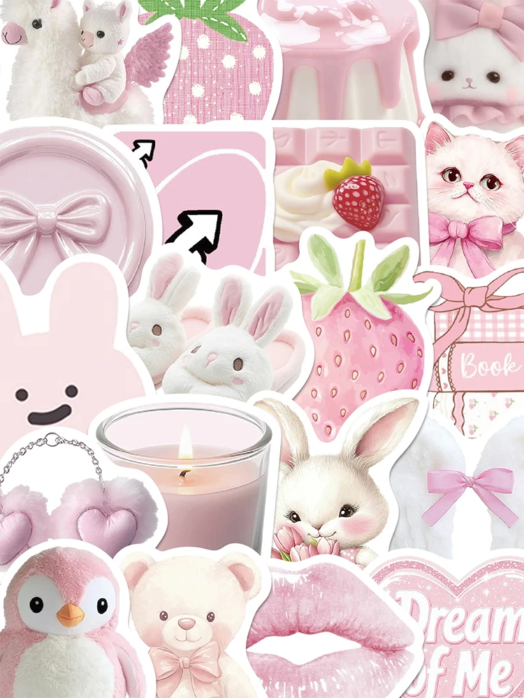 AliExpress NONE 50pcs Pink Cartoon Graffiti Sticker Fashion Funny Decal For Phone Luggage Laptop Bicycle Helmet iPad Sticker Holiday Toy Gift