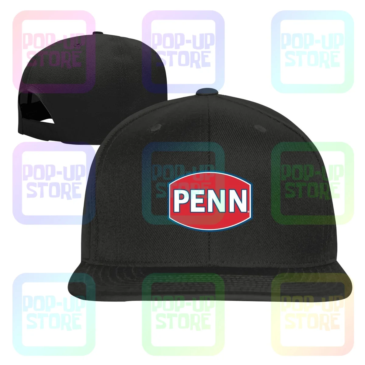 Penn Fishing Gear Reel Rod Snapback Cap Baseball Caps Cool Splicing Hot Selling