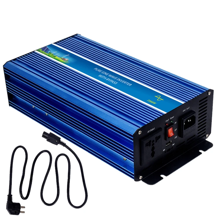 Hot Item 1000w 12v 24v Dc To Ac 220v 110v 1000 Watt Car Power Converter With Usb Charging mains complementary