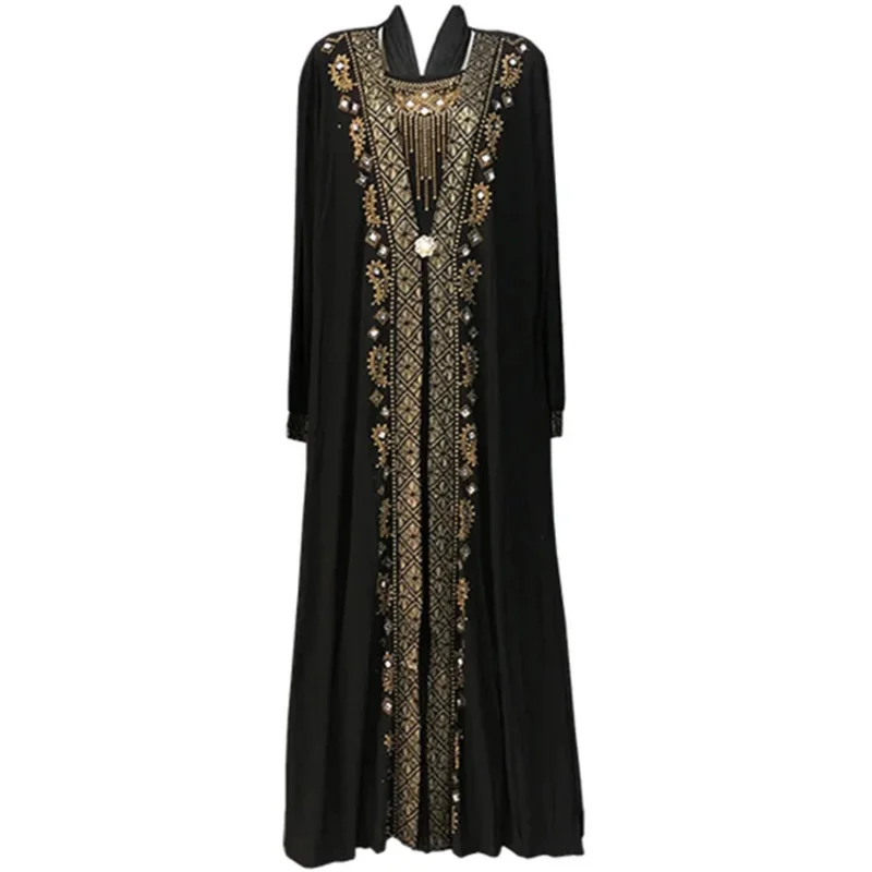 Women abaya Islam robe Arab clothes hijab DUBAI Turkish Indian kaftan Islamic kids girls prayer dress Muslim dresses with hijab