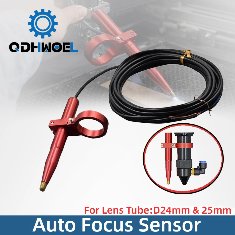 qdhwoel-z-軸オートフォーカスセンサー-co2-レーザー電動テーブルヘッドチューブ-d24mm-25mm-254mm