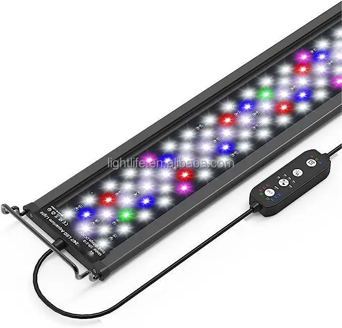 

Smart 24/7 Mode Aluminum Multicolor Full Spectrum Aquarium Light Emitting Diode