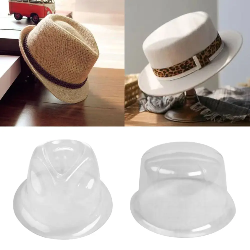 PVC Hat Holder New Transparent 54cm/57cm/59cm Display Case Storage Box Anti Pressure Hat Support Travel