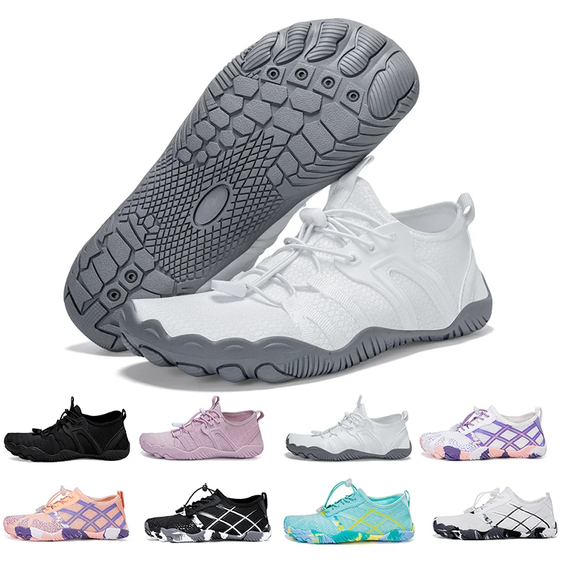 Couple Water Shoes Quick Dry Breathable Anti Slip Wear Resistant Lightweight Durable for Men Women River Beach Hiking Swimming