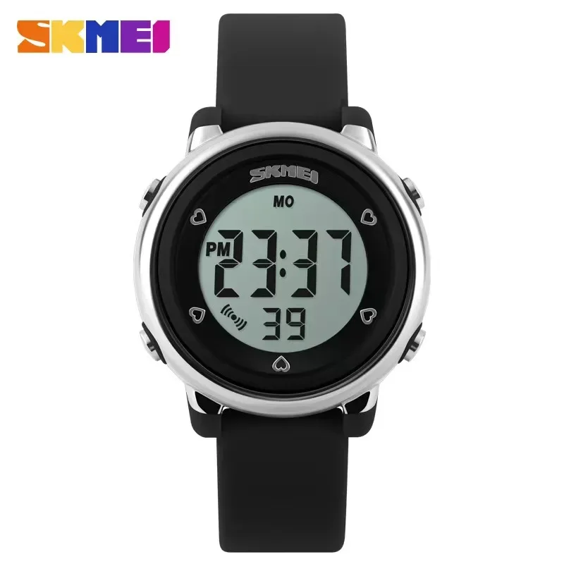 SKMEI 1100 Children Back Light Calendar Digital Wristwatches Relogio Infantil Sports Kids Watches Waterproof Alarm Watch