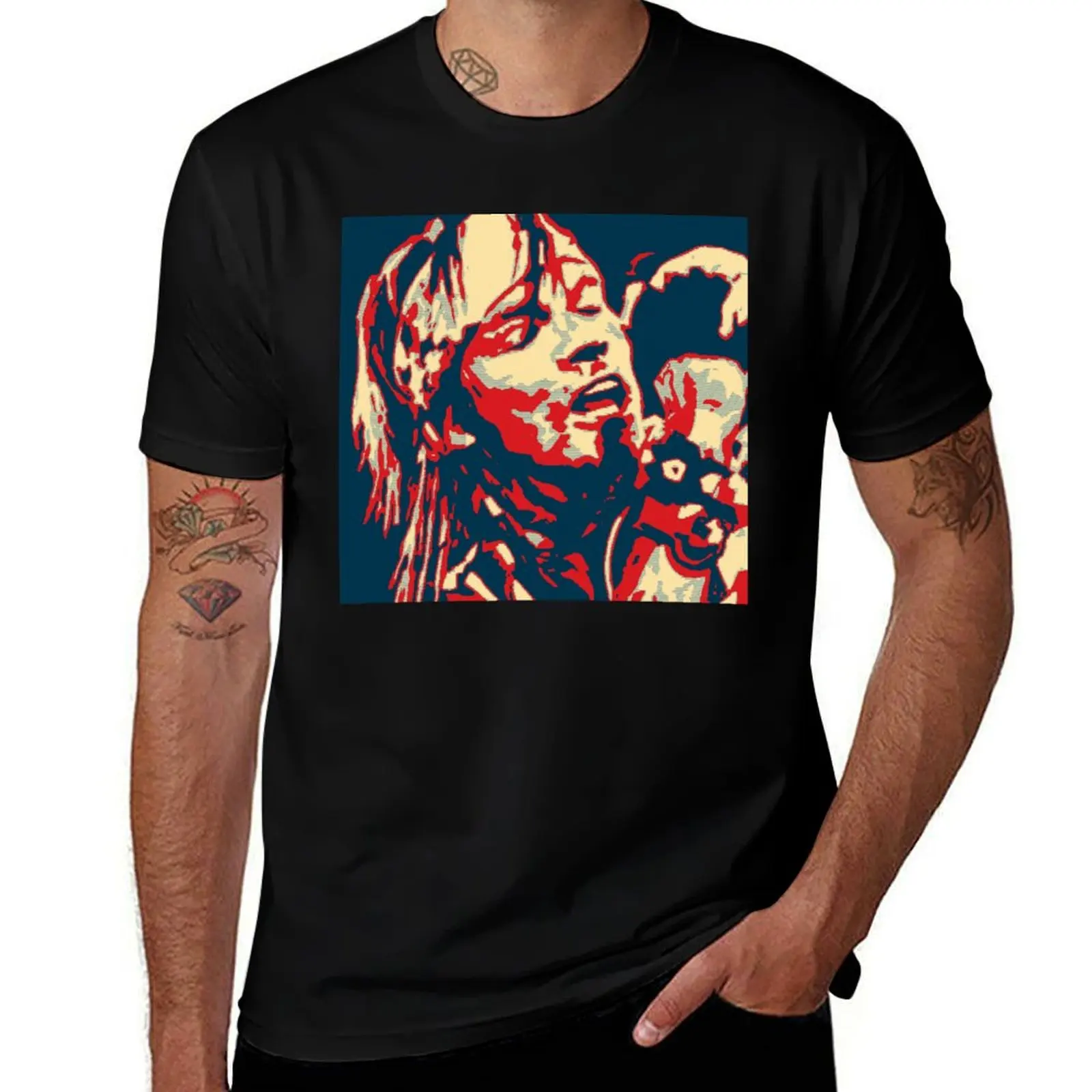 

Axel Rose Sketch Effect January 2021 T-Shirt man t shirt summer man graphic t shirt t shirts for man slim fit T-shirt