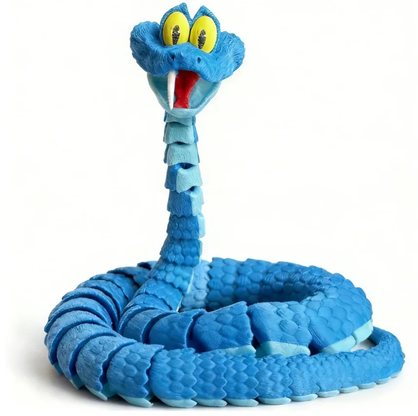 

2026 30cm-68cm Gary Snake: Zootopia 2 Articulated Simulation Toy Snake, 3d Printed Snake Gary Model, Children'S Gift