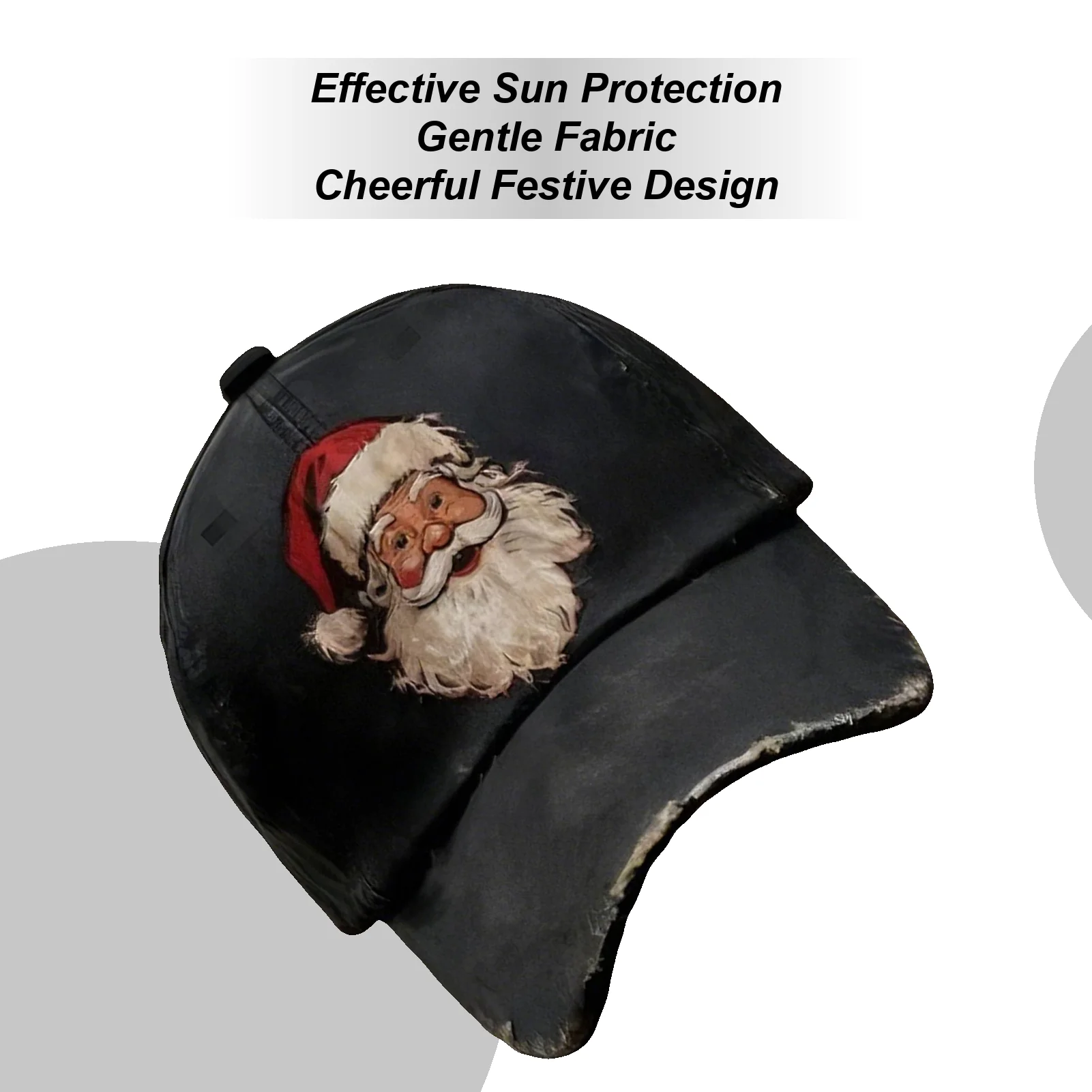 

Бейсбольная кепка Санта-Клауса с принтом Санта-Клауса, головной убор с регулируемым ремешком, солнцезащитные поля, рождественские шапки для мужчин, для гольфа, зимы