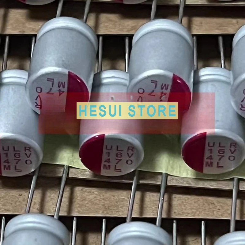 10Pcs Nichicon direct plug solid state electrolytic capacitor 6.3V560UF 6.3X9 PLF series 560UF 6.3V