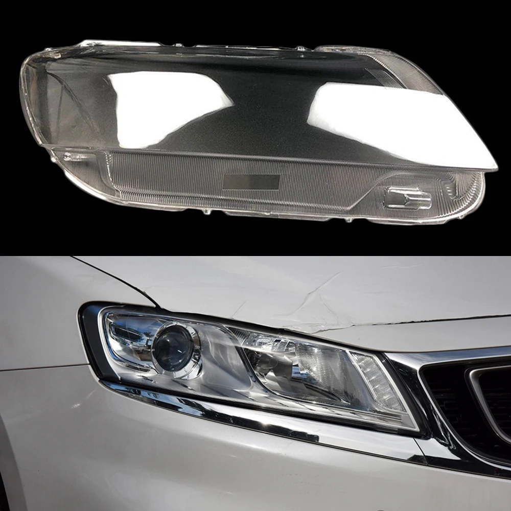 For Geely Borry GC9 2015-2017 Headlight Shell Lamp Shade Transparent Cover Headlight Glass Headlamp Lens Cover Lampshade