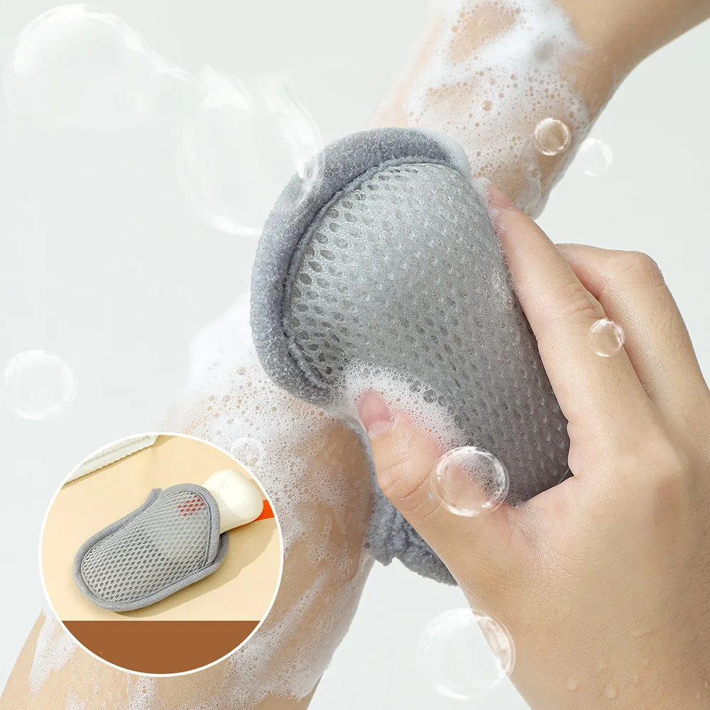كيس صابون مع حبل للاستحمام، شبكة رغوية منزلية محمولة على الوجهين لغسل الوجه #2
