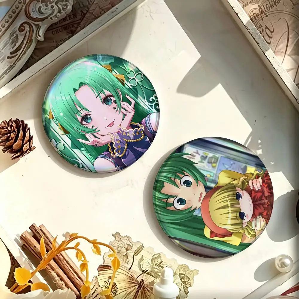 Higurashi When They Cry Custom Enamel Pin Badges 25mm 32mm 44mm 58mm Backpack Hat Decor Toys Gifts