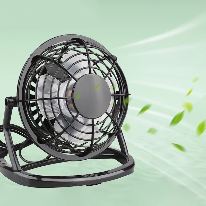 Rotatable 4 Inches USB Desktop Mini Cooling Silent Fans For Office Laptop Computer Notebook PC Summer Air Cooler