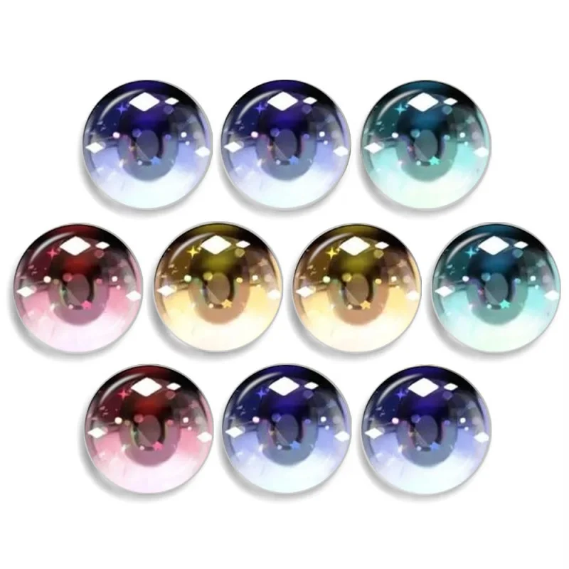 5pairs/bag 14mm Super Thin Glass Cabochons Eyes Chips for Blythe Doll's Chips DIY Jewelry Making Supplies 01