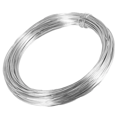 HOT-1 Roll Of Aluminum Craft Wire Silver For Jewellery Craft, Modelling Making Armatures And Sculpture 2Mm X 55M