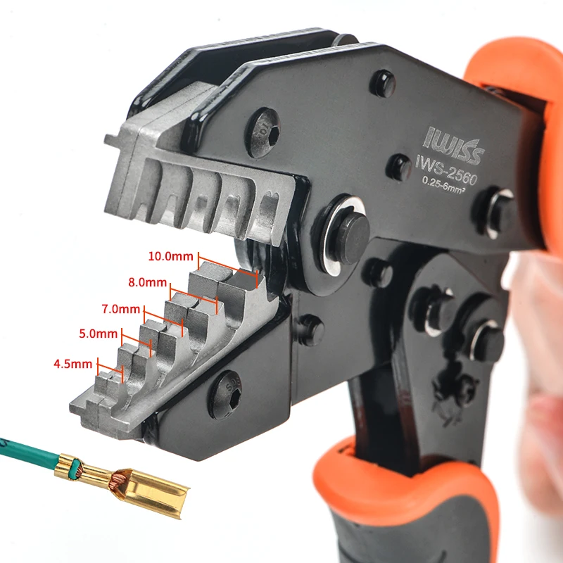 Imagem -05 - Plug-in Crimping Alicadores para Amp Emd Jaw Crimp Plug-in Spring Terminal Clamp Tool Conector Importado O50 Iws2560