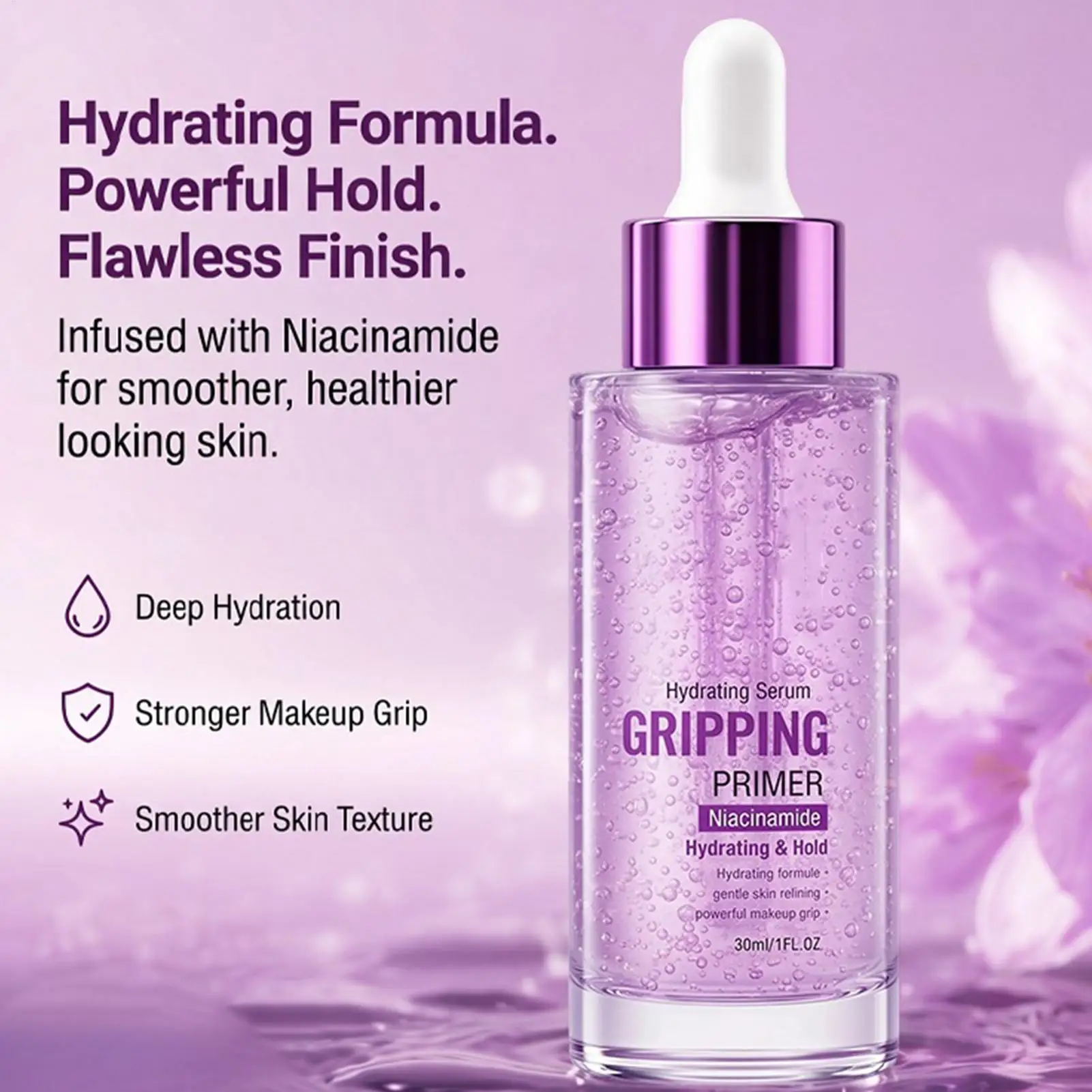 Deeply Moisturizing Facial Serum Oil Control Hydrating Skin Base Prep Gel Hydrating Primer Hydrating Soothing Collagen Serum