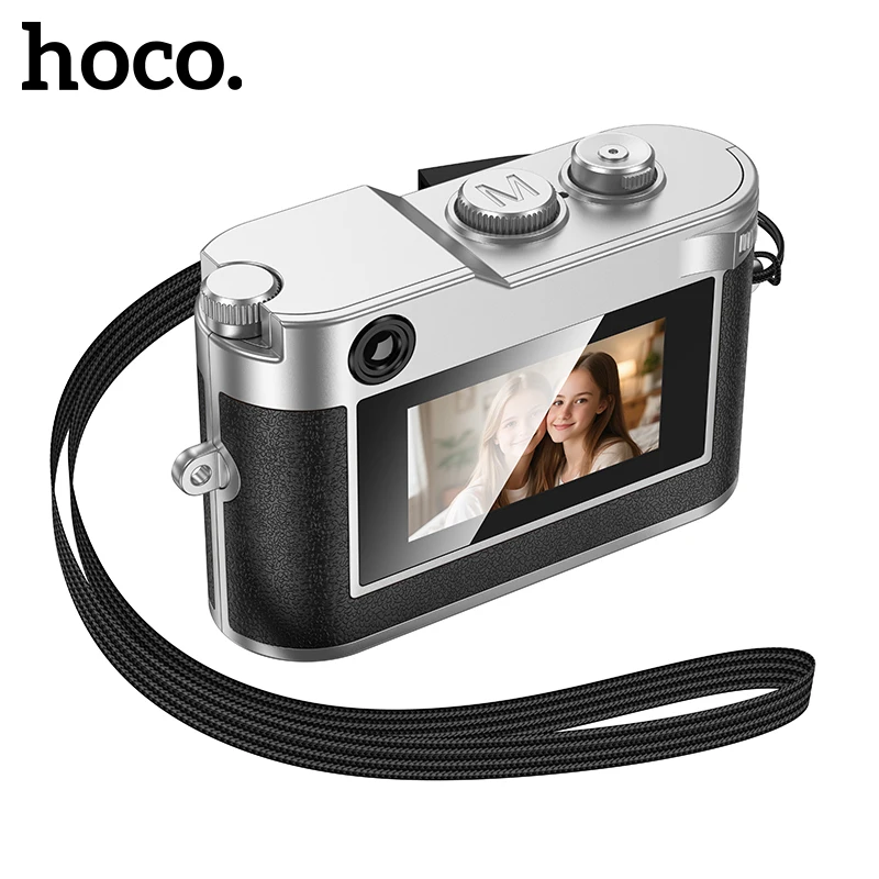 

HOCO Retro Mini Digital Camera 1080P 0.96 inch With Screen Video HD Recording Indoor Outdoor Photos Small Recorder For Kids Gift