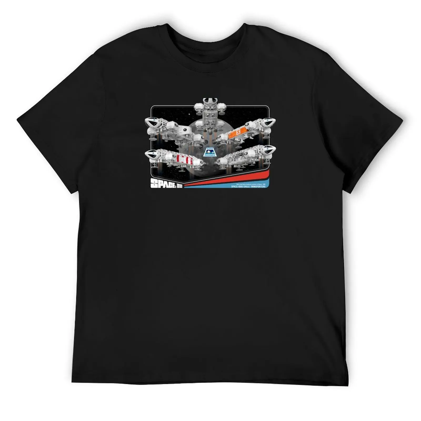 

Space 1999 Eagle Transporters - Retro Collector Card Style DARK T-Shirt graphic shirts mens graphic t-shirts hip hop