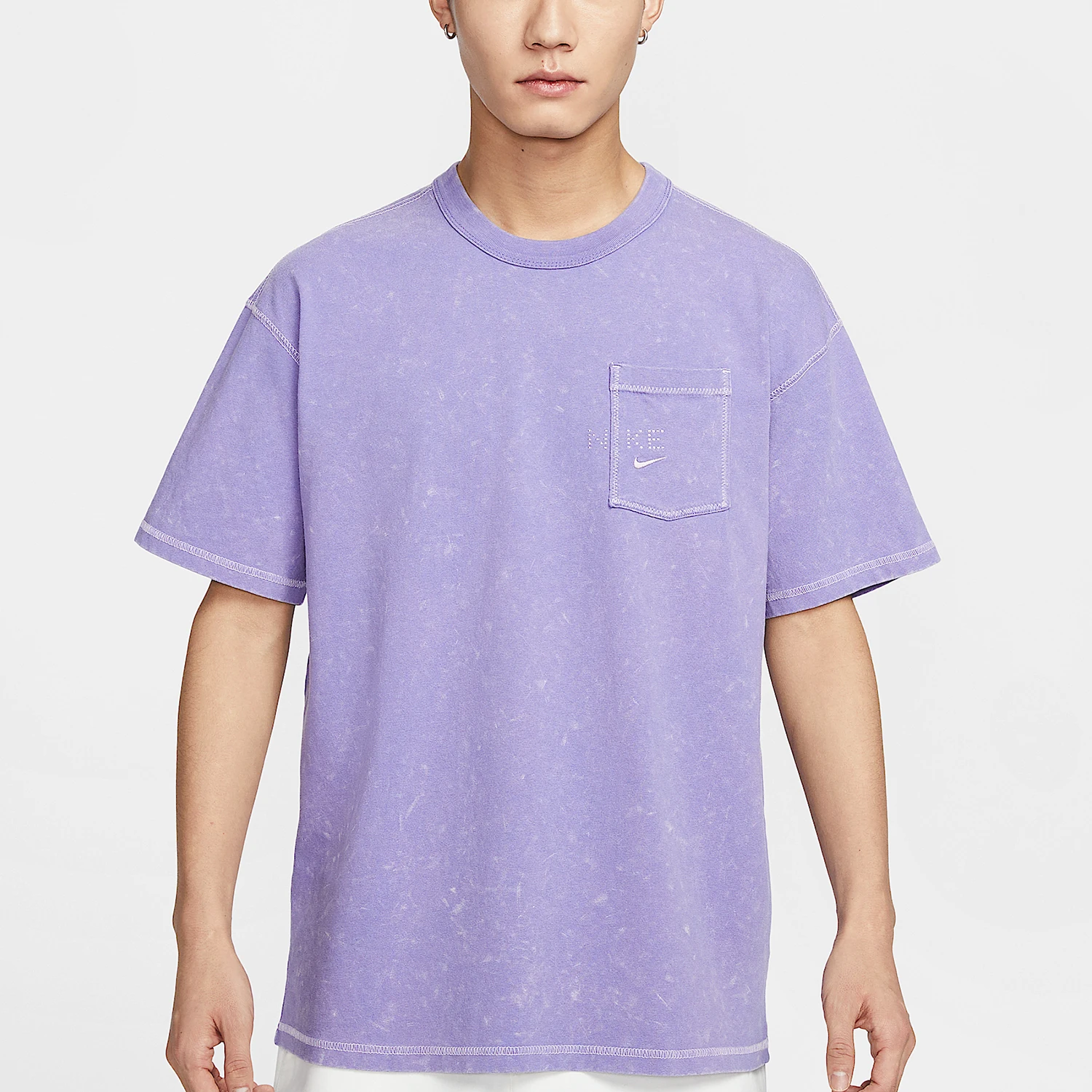 تي شيرت Nike Genuine Sportswear للرجال كاجوال متين للاستخدام اليومي HJ0777-527 #1