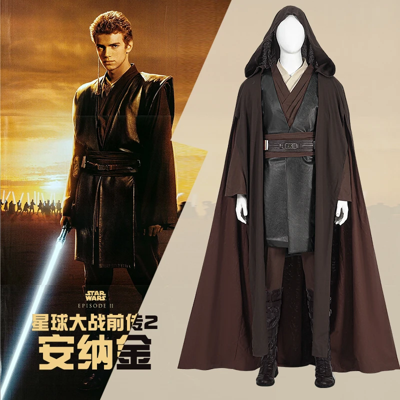 Anakin Skywalker cosplay costume Jedi Knight disguise Fantasia clothing Halloween carnival part suit