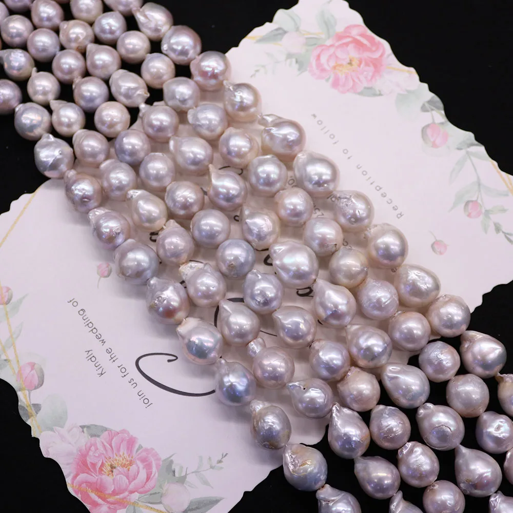 

Irregular Natural Baroque Pearl Beads Small Tail Shape Freshwater Pearl Loose Bead Accessory 1 Strand DIY Necklace Jewelry